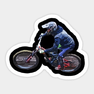 mtb downhill Sticker